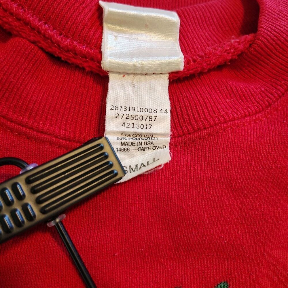 Vintage Pepsi Cola Sweatshirt Red 90s Graphic Crewneck Retro Logo Pullover SMALL - Picture 4 of 7